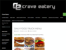 Tablet Screenshot of craveeatery.com